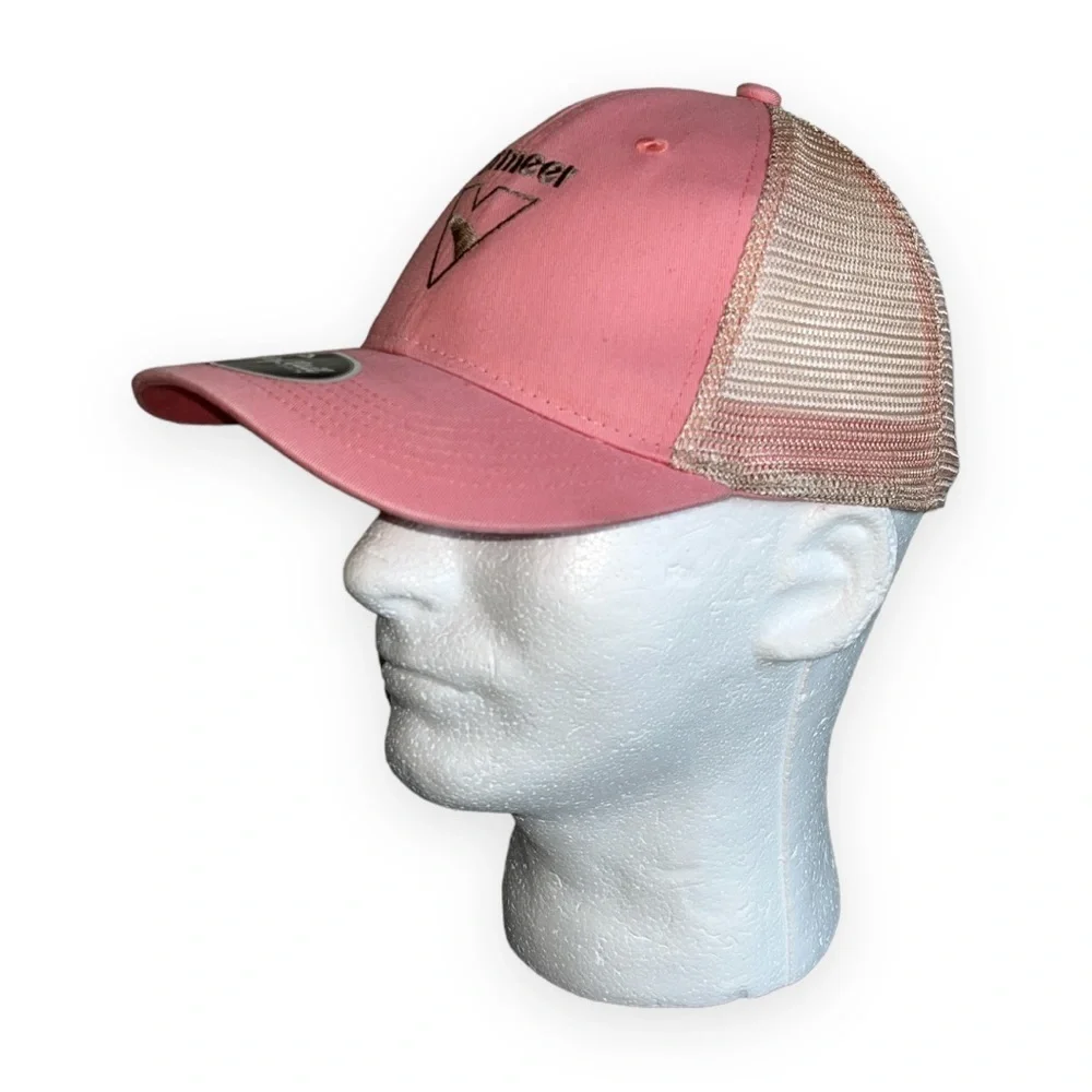 Vermeer Agricultural Equipment Pink Ladies Hat Cap Adjustable Ponytail Back NWOT